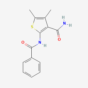 2-Benzamido-4,5-dimethylthiophene-3-carboxamide