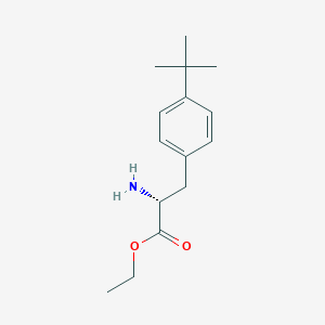Ethyl (2R)-2-amino-3-(4-tert-butylphenyl)propanoate