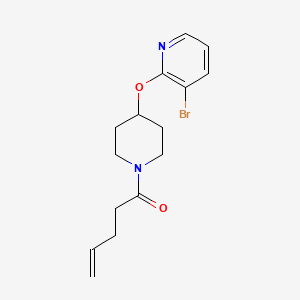 1-(4-((3-Bromopyridin-2-yl)oxy)piperidin-1-yl)pent-4-en-1-one
