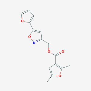 (5-(Furan-2-yl)isoxazol-3-yl)methyl 2,5-dimethylfuran-3-carboxylate