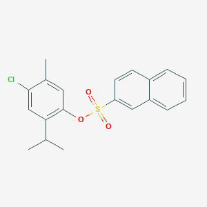 4-Chloro-2-isopropyl-5-methylphenyl 2-naphthalenesulfonate