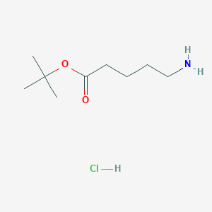 molecular formula C9H20ClNO2 B2911003 Tert-butyl 5-aminopentanoate hydrochloride CAS No. 1283760-93-9