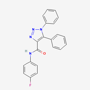 N-(4-fluorophenyl)-1,5-diphenyl-1H-1,2,3-triazole-4-carboxamide