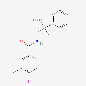 3,4-difluoro-N-(2-hydroxy-2-phenylpropyl)benzamide