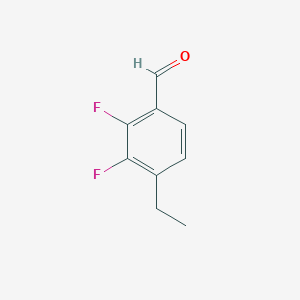 molecular formula C9H8F2O B2911017 4-Ethyl-2,3-difluorobenzaldehyde CAS No. 1781592-05-9