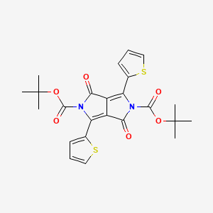Di-tert-butyl 1,4-dioxo-3,6-di(thiophen-2-yl)pyrrolo[3,4-c]pyrrole-2,5(1H,4H)-dicarboxylate