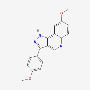 8-Methoxy-3-(4-methoxyphenyl)-1H-pyrazolo[4,3-c]quinoline