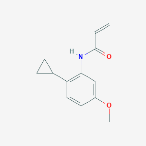 N-(2-Cyclopropyl-5-methoxyphenyl)prop-2-enamide