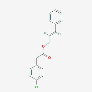 molecular formula C17H15ClO2 B291106 Cinnamyl (4-chlorophenyl)acetate 