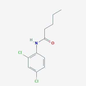 molecular formula C11H13Cl2NO B291107 N-(2,4-dichlorophenyl)pentanamide 