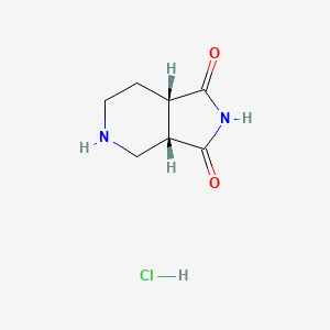 Rac-(3AR,7AR)-octahydro-1H-pyrrolo[3,4-C]pyridine-1,3-dione hydrochloride