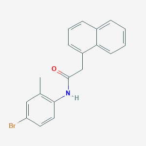 N-(4-bromo-2-methylphenyl)-2-(1-naphthyl)acetamide