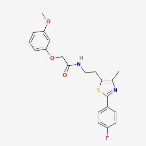 N-{2-[2-(4-fluorophenyl)-4-methyl-1,3-thiazol-5-yl]ethyl}-2-(3-methoxyphenoxy)acetamide