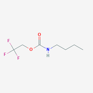 molecular formula C7H12F3NO2 B2911153 2,2,2-trifluoroethyl N-butylcarbamate CAS No. 121237-90-9