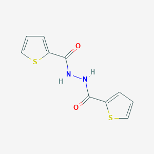 molecular formula C10H8N2O2S2 B2911169 N'-(thiophene-2-carbonyl)thiophene-2-carbohydrazide CAS No. 24499-57-8