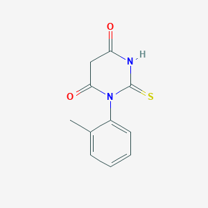 4,6(1H,5H)-Pyrimidinedione, dihydro-1-(2-methylphenyl)-2-thioxo-