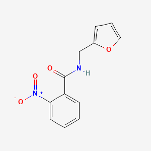 molecular formula C12H10N2O4 B2911187 N-(furan-2-ylmethyl)-2-nitrobenzamide CAS No. 120275-54-9