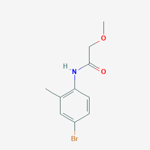 molecular formula C10H12BrNO2 B291123 N-(4-bromo-2-methylphenyl)-2-methoxyacetamide 