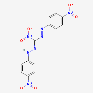 1-nitro-N'-(4-nitroanilino)-N-(4-nitrophenyl)imino-N-oxido-N-oxomethanimidamide