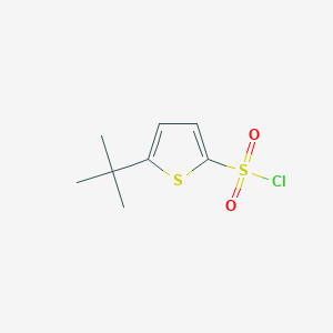 molecular formula C8H11ClO2S2 B2911326 5-Tert-butylthiophene-2-sulfonyl chloride CAS No. 179400-17-0