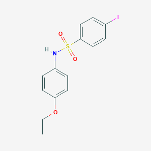 molecular formula C14H14INO3S B291133 N-(4-ethoxyphenyl)-4-iodobenzenesulfonamide 