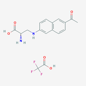 3-[(6-acetyl-2-naphthalenyl)amino]-L-alanine, monotrifluoroacetate salt