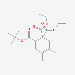 2-(Tert-butyl) 1,1-diethyl 4,5-dimethyl-4-cyclohexene-1,1,2-tricarboxylate