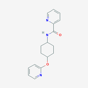 N-((1r,4r)-4-(pyridin-2-yloxy)cyclohexyl)picolinamide