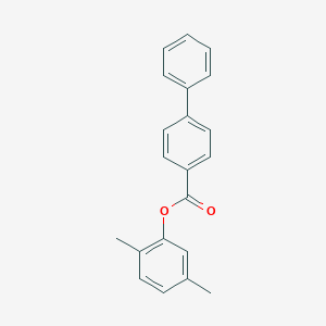 molecular formula C21H18O2 B291136 2,5-Dimethylphenyl [1,1'-biphenyl]-4-carboxylate 