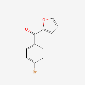 molecular formula C11H7BrO2 B2911433 2-[(4-Bromophenyl)carbonyl]furan CAS No. 13365-64-5
