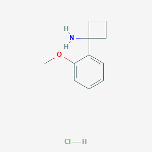 1-(2-Methoxyphenyl)cyclobutan-1-amine hydrochloride
