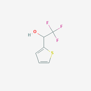 molecular formula C6H5F3OS B2911541 2,2,2-Trifluoro-1-(thiophen-2-yl)ethanol CAS No. 35304-68-8