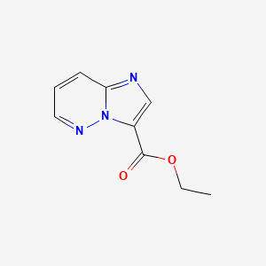 molecular formula C9H9N3O2 B2911542 Ethyl imidazo[1,2-B]pyridazine-3-carboxylate CAS No. 1420623-75-1