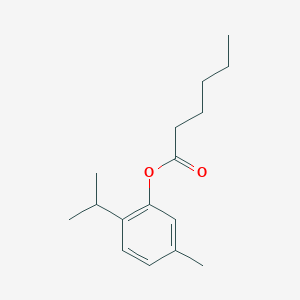 molecular formula C16H24O2 B291155 2-Isopropyl-5-methylphenyl hexanoate 