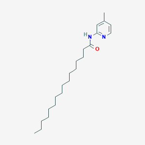molecular formula C22H38N2O B291156 N-(4-methyl-2-pyridinyl)hexadecanamide 