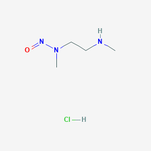 B2911577 N-Methyl-N-[2-(methylamino)ethyl]nitrous amide;hydrochloride CAS No. 2375271-12-6