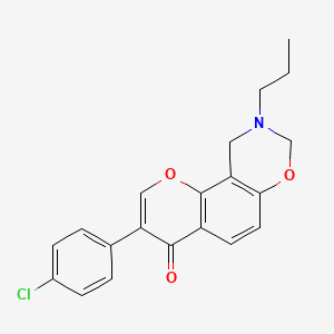 3-(4-chlorophenyl)-9-propyl-9,10-dihydrochromeno[8,7-e][1,3]oxazin-4(8H)-one