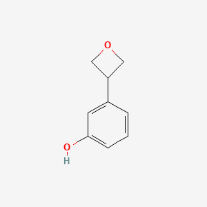 molecular formula C9H10O2 B2911634 3-(Oxetan-3-yl)phenol CAS No. 1782816-49-2