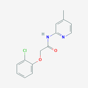 2-(2-chlorophenoxy)-N-(4-methylpyridin-2-yl)acetamide
