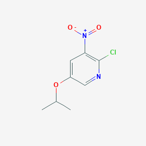 2-Chloro-5-isopropoxy-3-nitropyridine