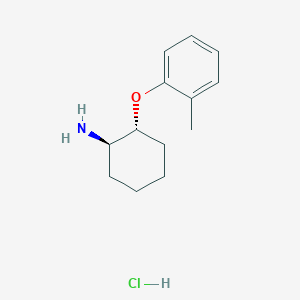 (1R,2R)-2-(2-Methylphenoxy)cyclohexan-1-amine;hydrochloride
