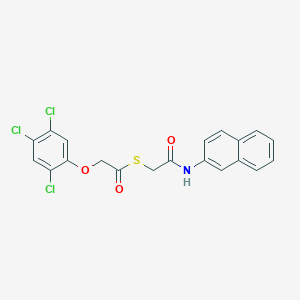 S-[2-(2-naphthylamino)-2-oxoethyl] (2,4,5-trichlorophenoxy)ethanethioate