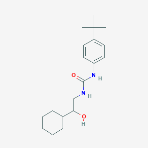 molecular formula C19H30N2O2 B2911747 1-(4-(Tert-butyl)phenyl)-3-(2-cyclohexyl-2-hydroxyethyl)urea CAS No. 1351620-88-6