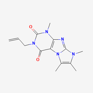 4,6,7,8-Tetramethyl-2-prop-2-enylpurino[7,8-a]imidazole-1,3-dione