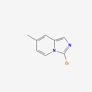 molecular formula C8H7BrN2 B2911795 3-Bromo-7-methylimidazo[1,5-a]pyridine CAS No. 1263061-83-1