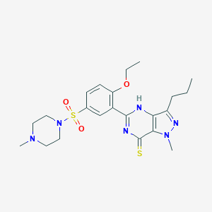 molecular formula C22H30N6O3S2 B029118 硫代西地那非 CAS No. 479073-79-5