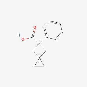 molecular formula C13H14O2 B2911817 5-Phenylspiro[2.3]hexane-5-carboxylic acid CAS No. 1482397-94-3