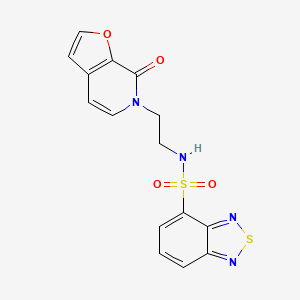 N-(2-(7-oxofuro[2,3-c]pyridin-6(7H)-yl)ethyl)benzo[c][1,2,5]thiadiazole-4-sulfonamide