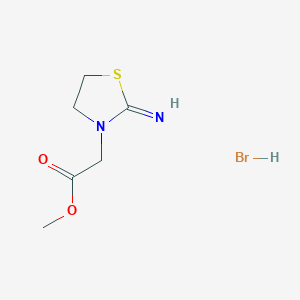 Methyl (2-imino-1,3-thiazolidin-3-yl)acetate hydrobromide
