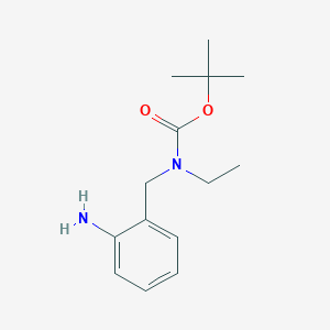 tert-butyl N-[(2-aminophenyl)methyl]-N-ethylcarbamate